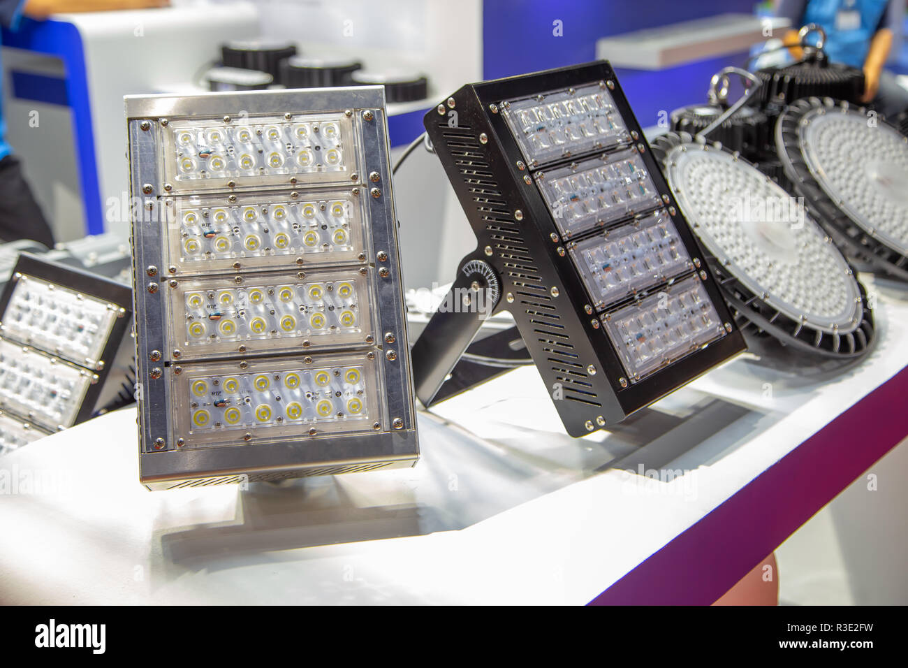 Bangkok, Thailand November 8, 2018 Pole mount LED light bulb for