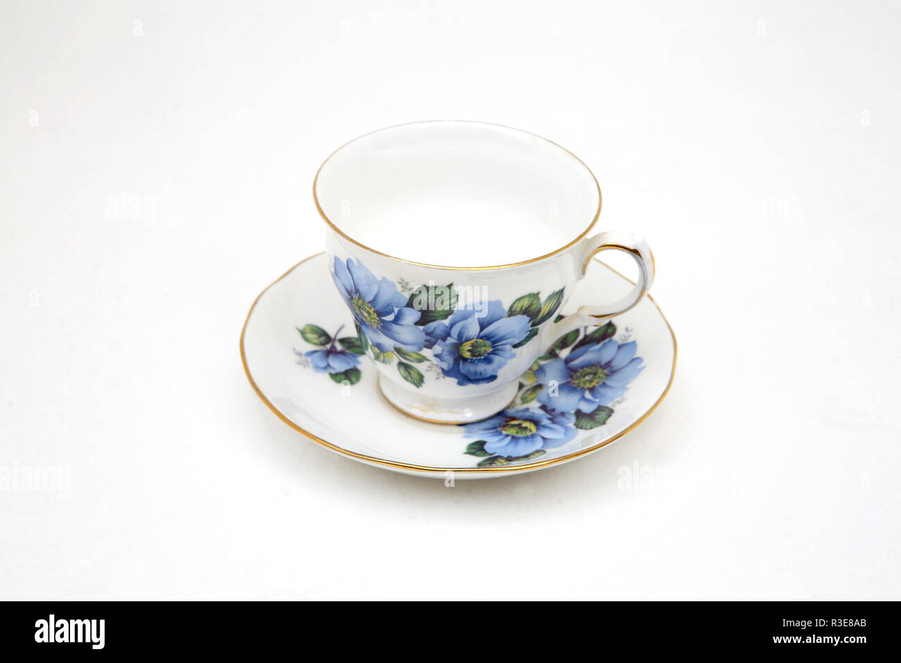 Fancy Cup & Saucer Isolated Stock Photo by ©hafiz.ismail 34421107