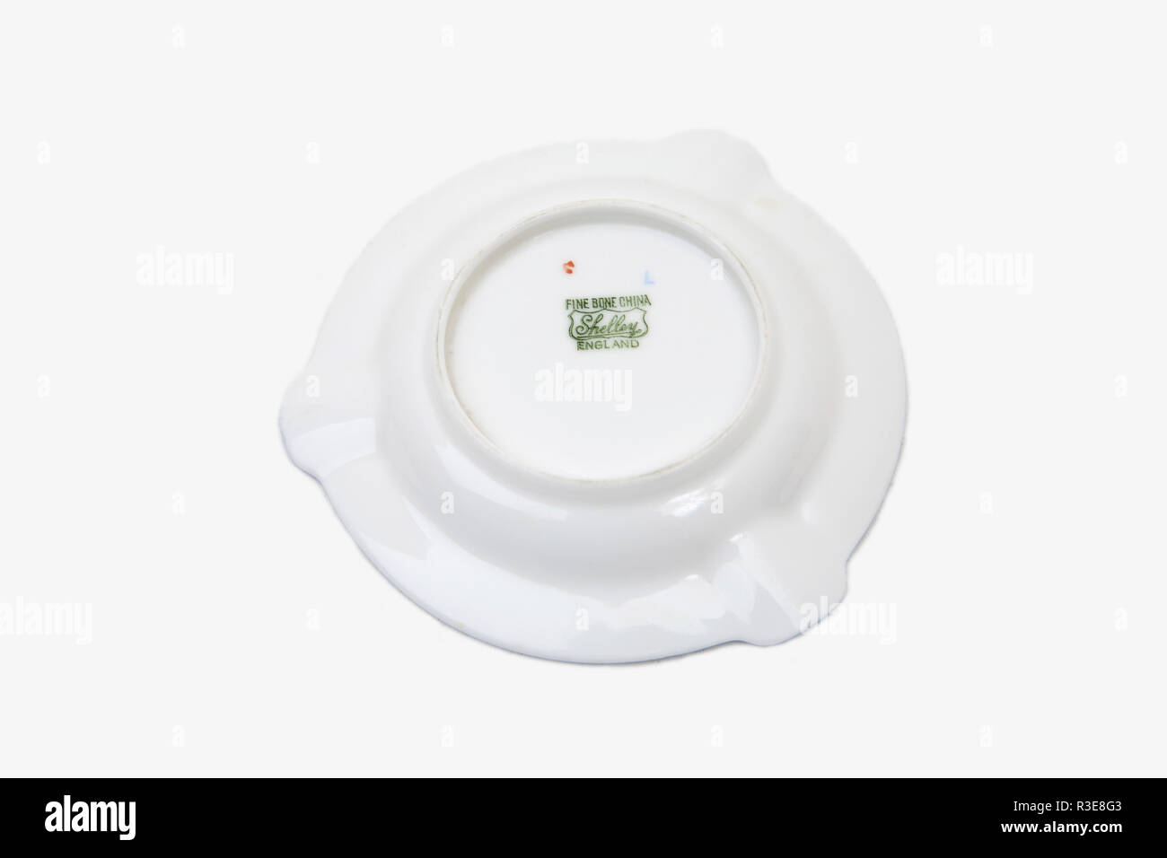 Vintage 90s Burberry Nova Check Fine Bone China Ashtray