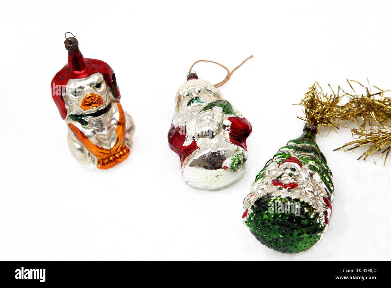 Glass Christmas Baubles Stock Photos Glass Christmas Baubles