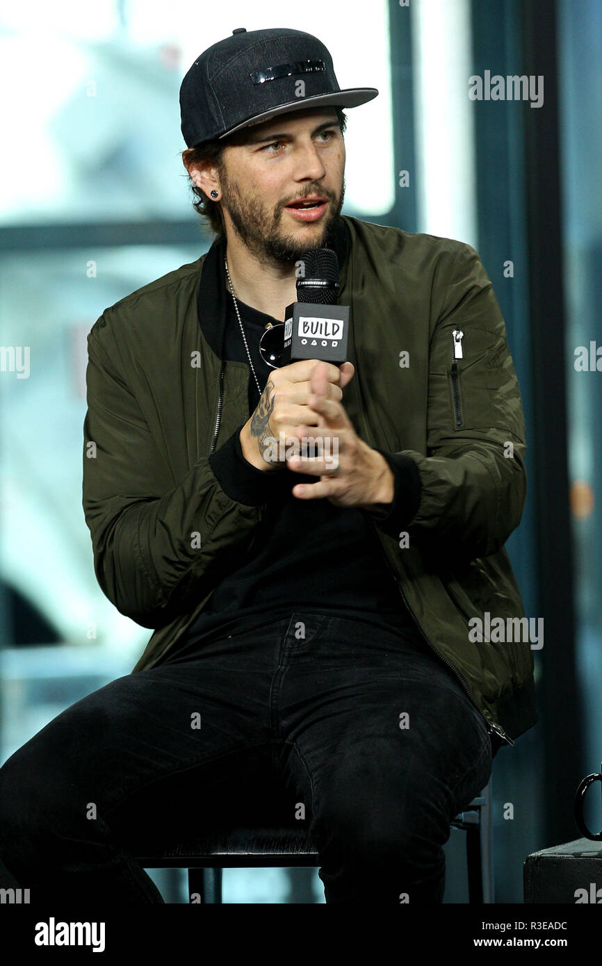 NEW YORK, NY - MAY 15: Build Presents M. Shadows of Avenged Sevenfold  discussing their tour and new album "The Stage" at Build Studio on May 15,  2017 in New York City. (