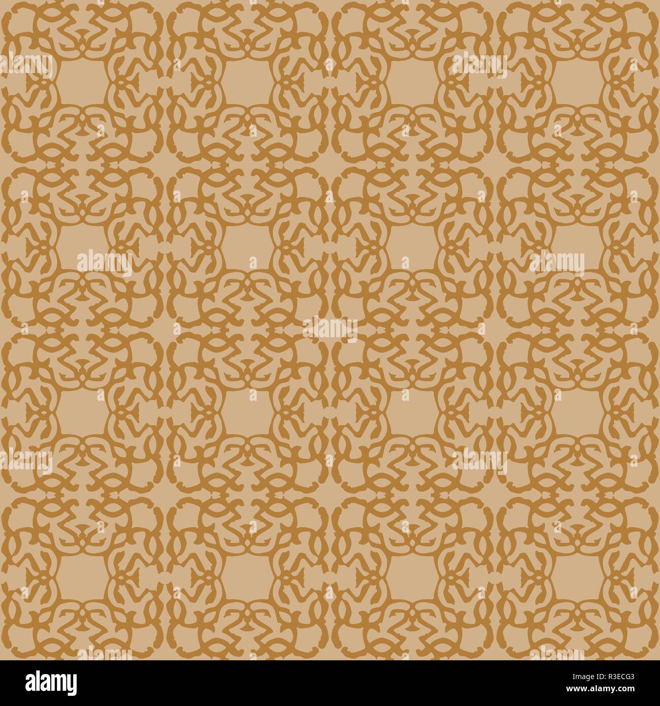 Beige royal pattern. The Seamless vector background Stock Vector Image ...