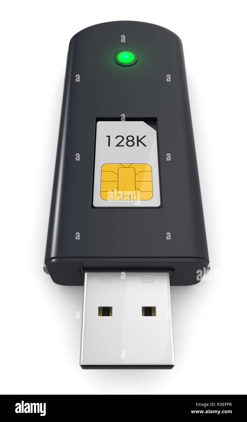 Wireless modem sim card modem Cut Out Stock Images & Pictures Alamy