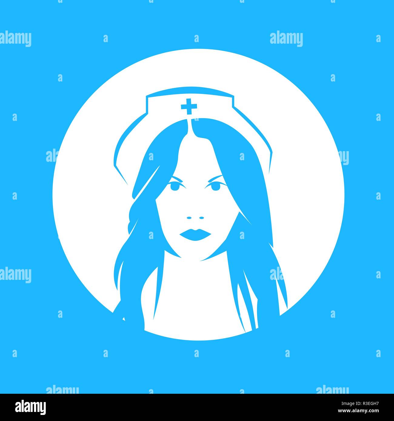 Face nurce icon image, vector illustration desig Stock Vector
