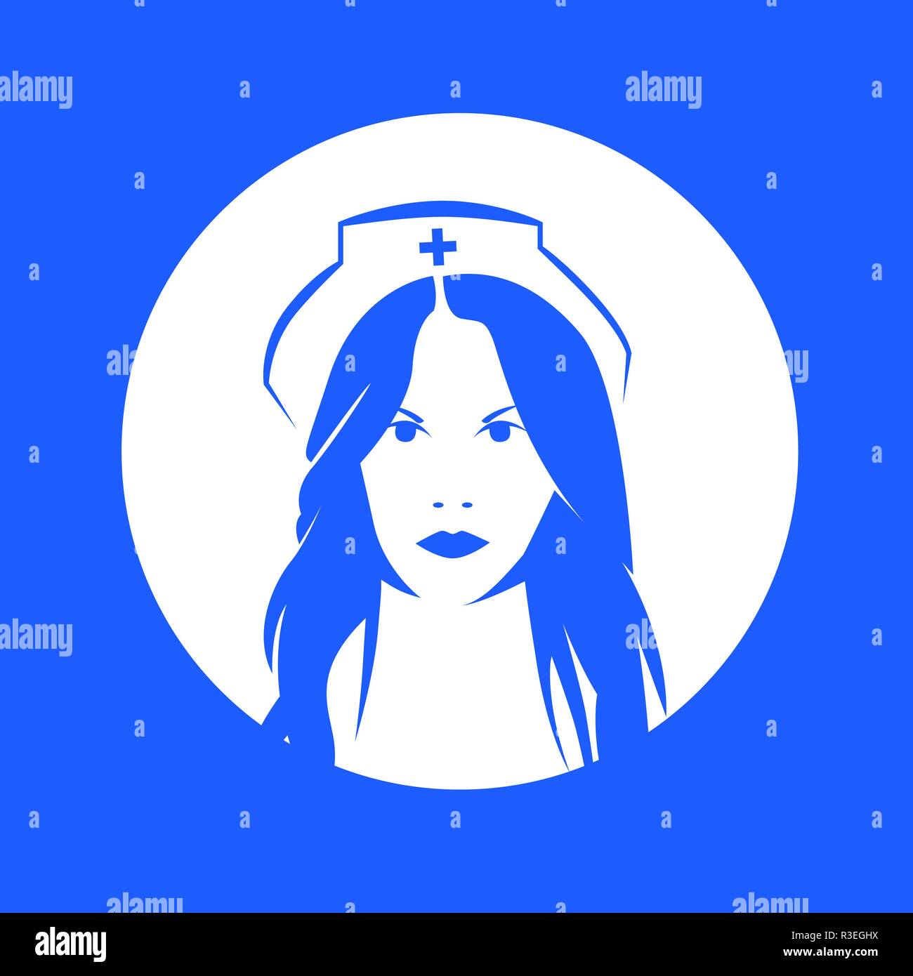 Face nurce icon image, vector illustration desig Stock Vector