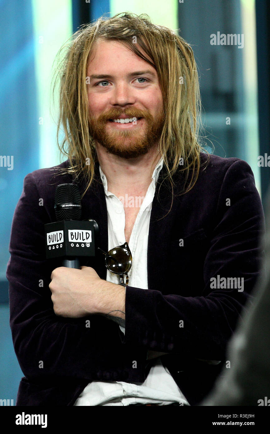 NEW YORK, NY APRIL 27 Garrett Nickelsen of The Maine visits Build