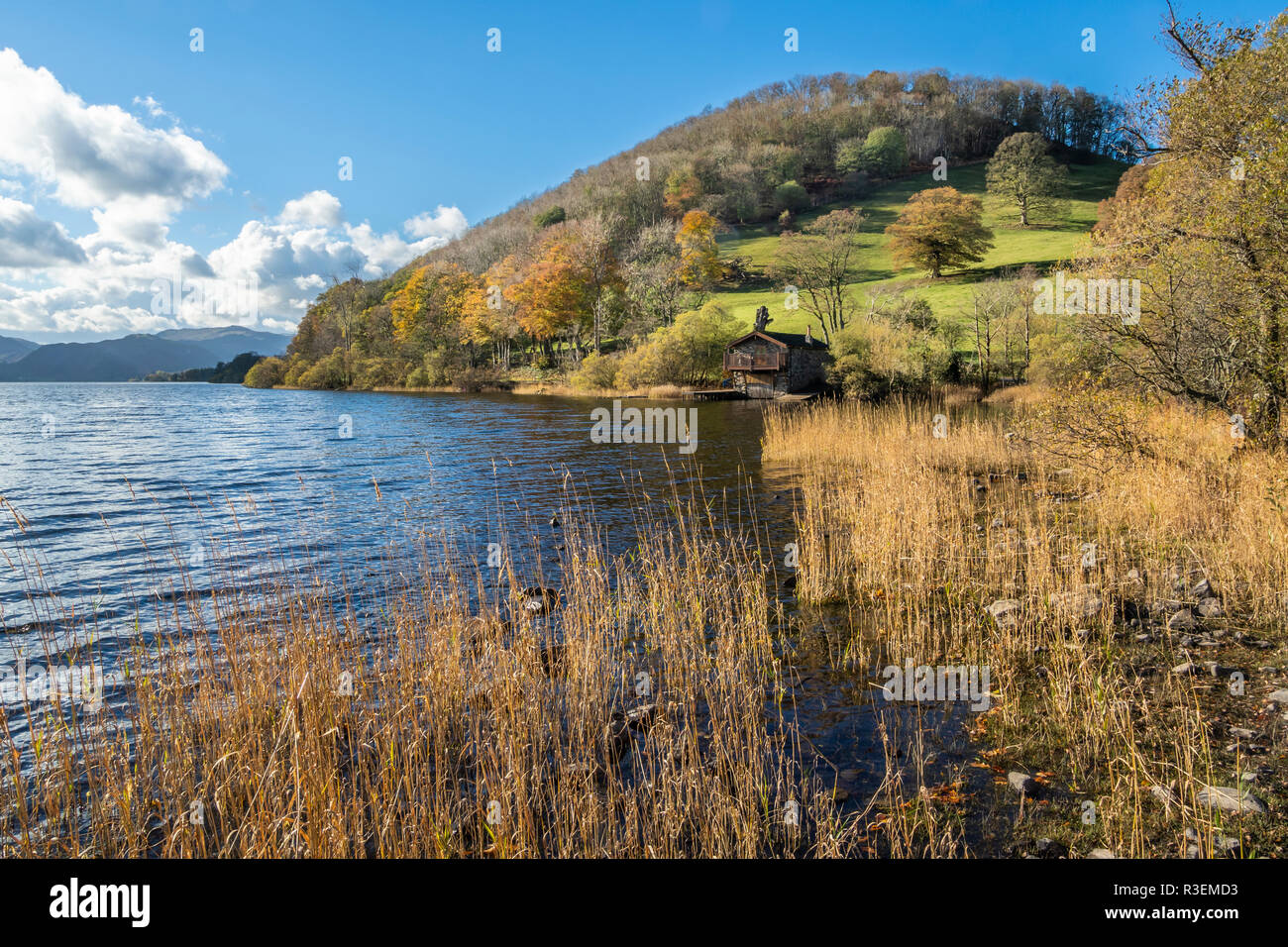 The Boat House, Ullswater, Lake District, Cumbria, England Stock Photo Alamy