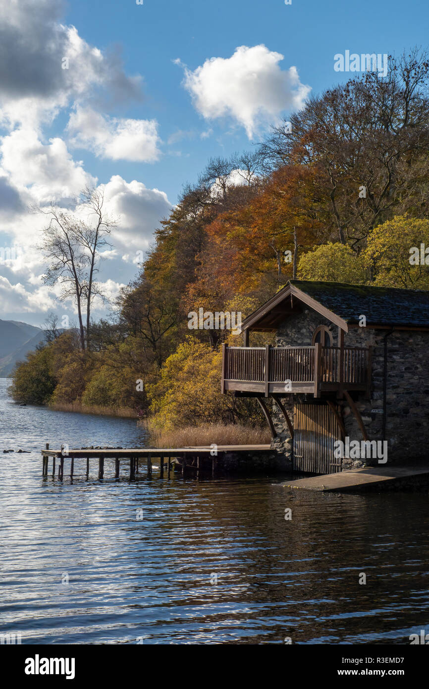 Ullswater boat house hires stock photography and images Alamy