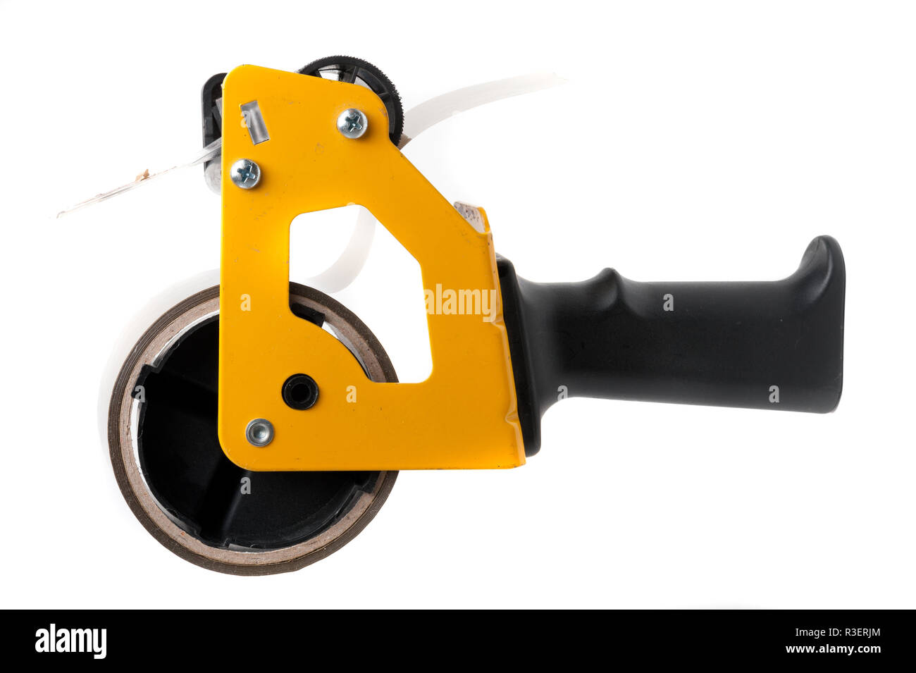 roller with packing tape Stock Photo Alamy