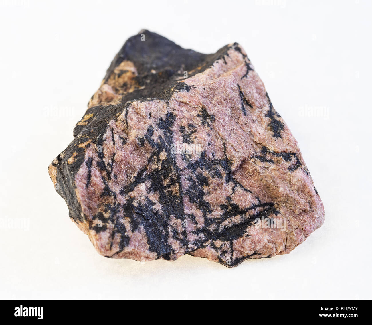 macro photography of natural mineral from geological collection - raw ...