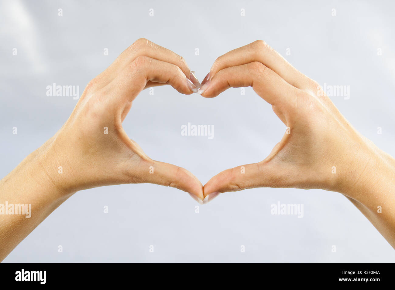 heart hands Stock Photo