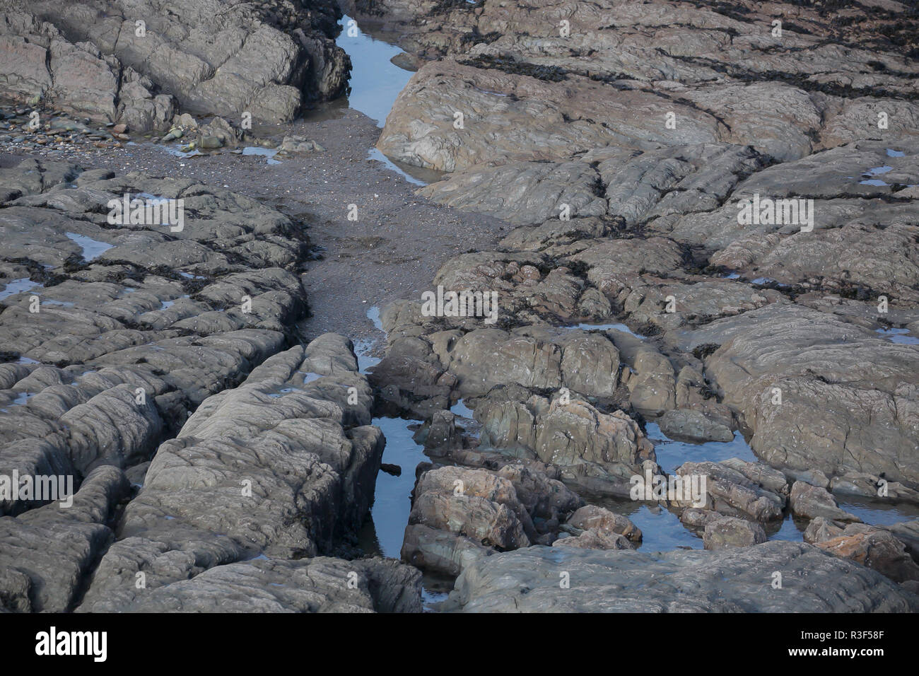 View over Combe Martin Beach in Devon,UK Stock Photo - Alamy
