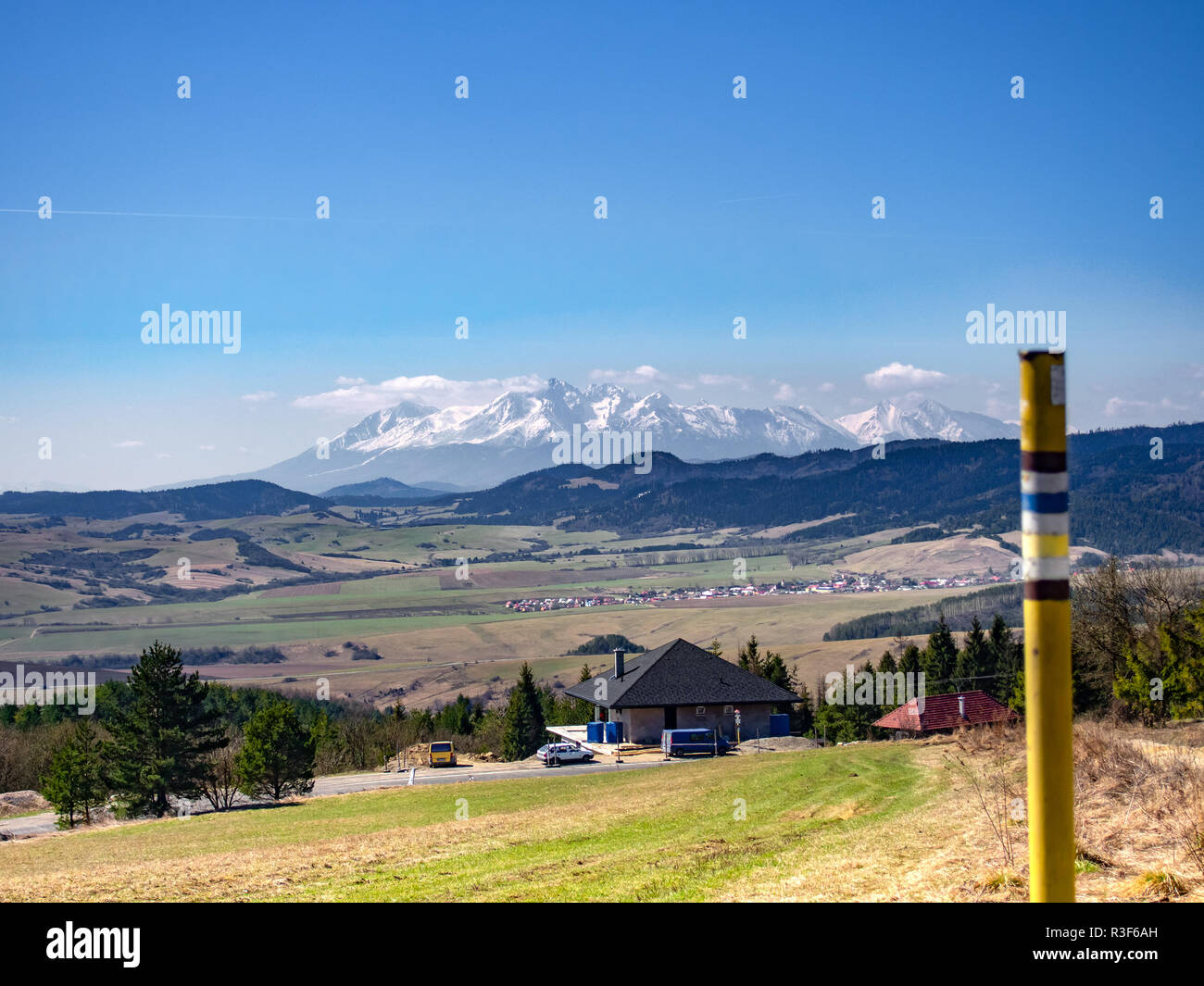 High Tatras Mountains. View from Pass Vabec. Near Stara Lubovna Town,  Slovakia Stock Photo - Alamy