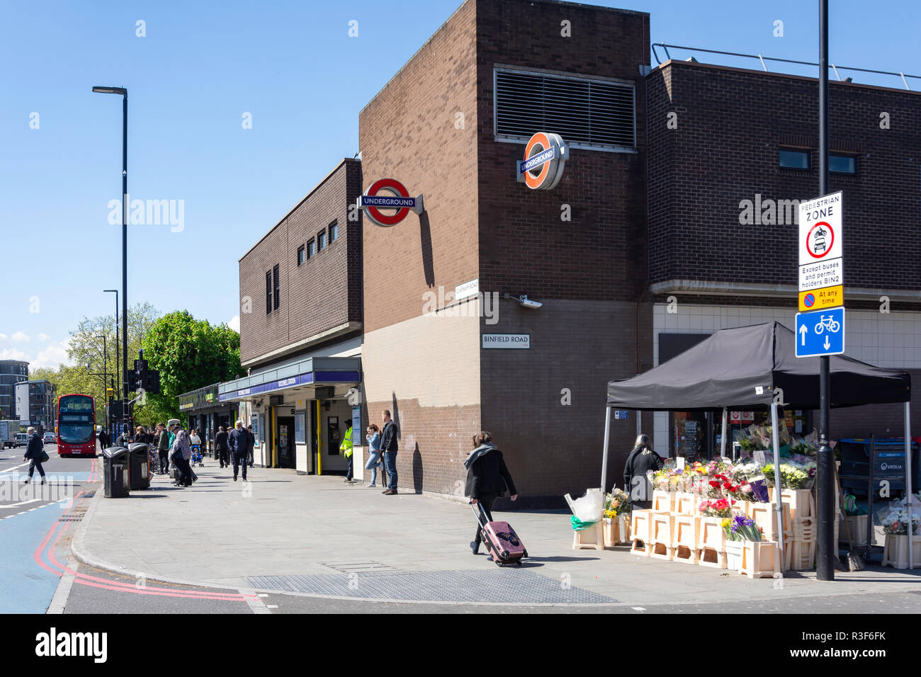 Stockwell Underground Station, Clapham Road, Stockwell, London Borough