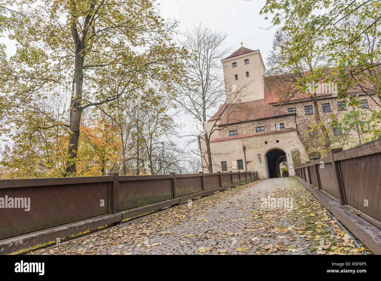 friedberger castle Stock Photo
