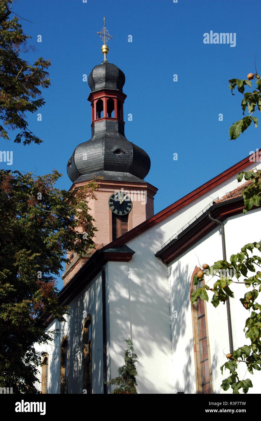 catholic church of st. michael in rheinzabern Stock Photo