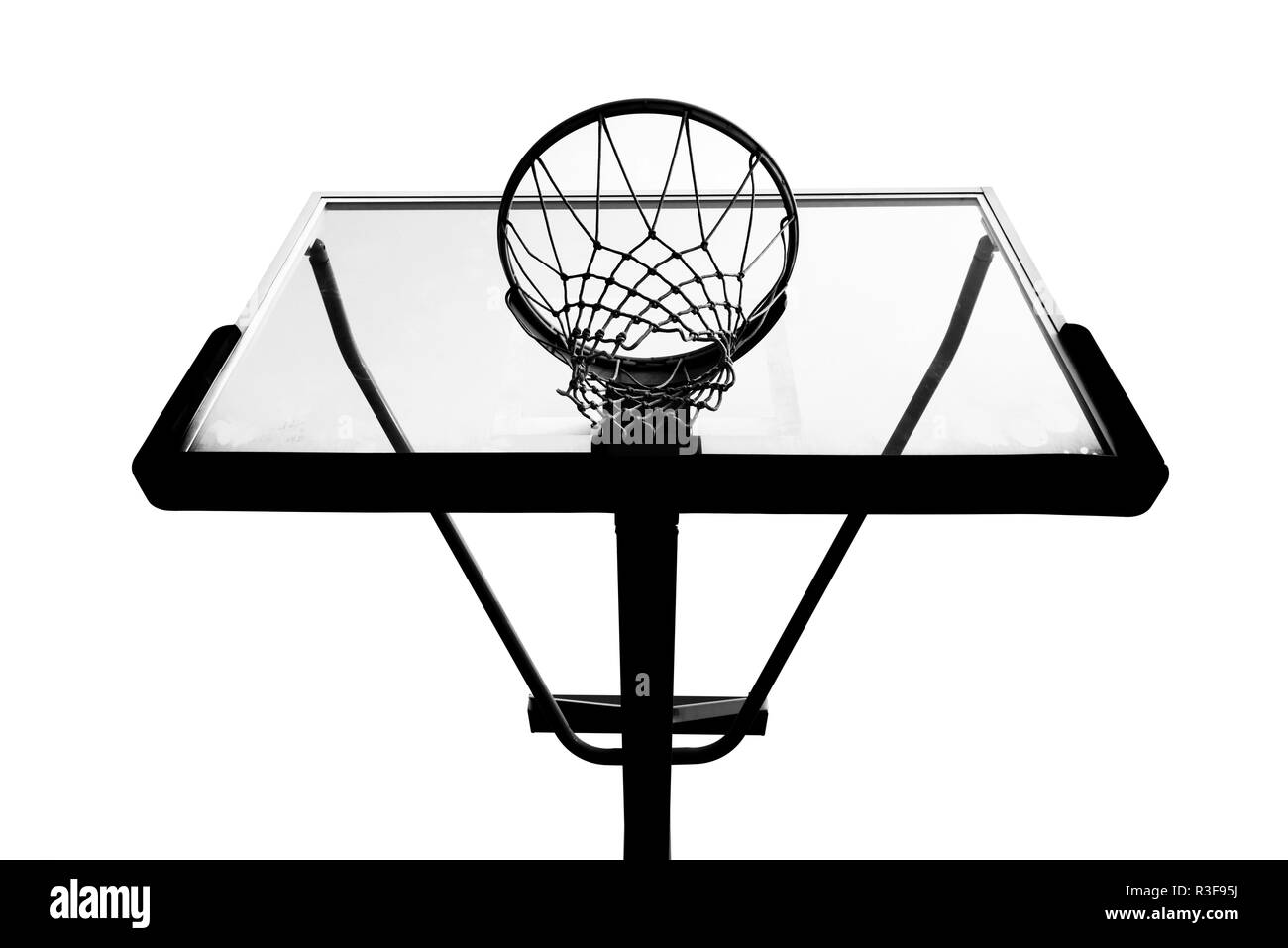 Basketball net Black and White Stock Photos & Images - Alamy
