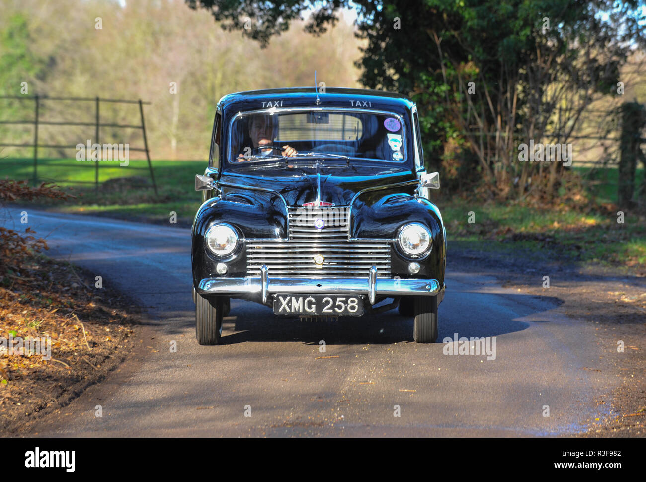 Jowett Javelin classic 1950s British saloon car built in Yorkshire