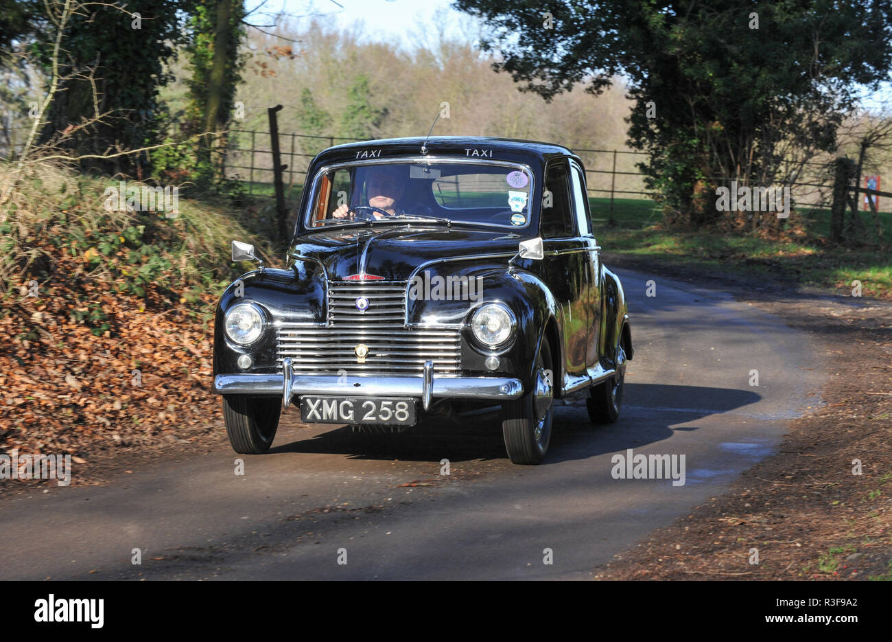Jowett Javelin classic 1950s British saloon car built in Yorkshire