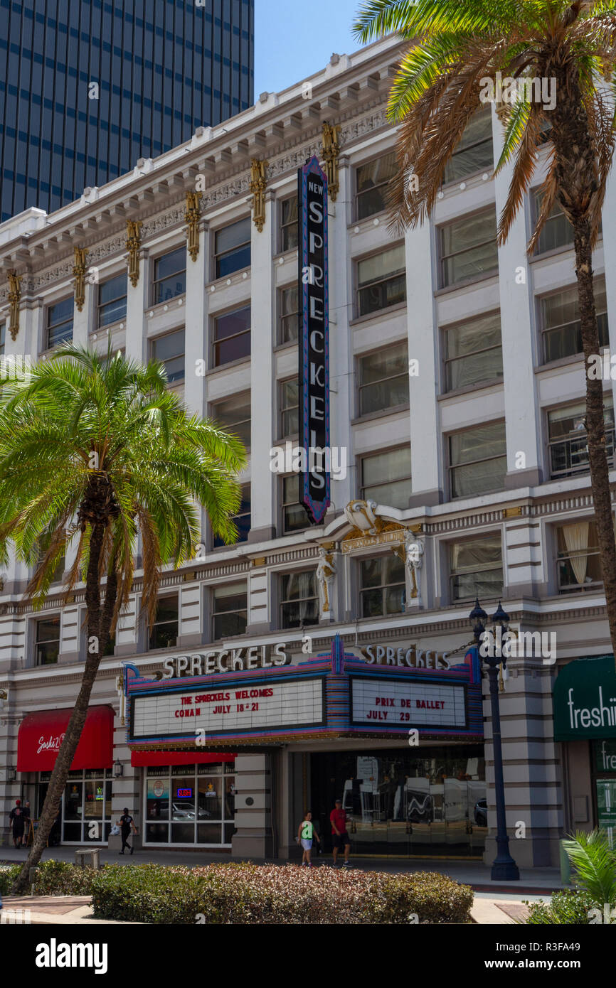 Spreckels Theatre in downtown San Diego, California, United States