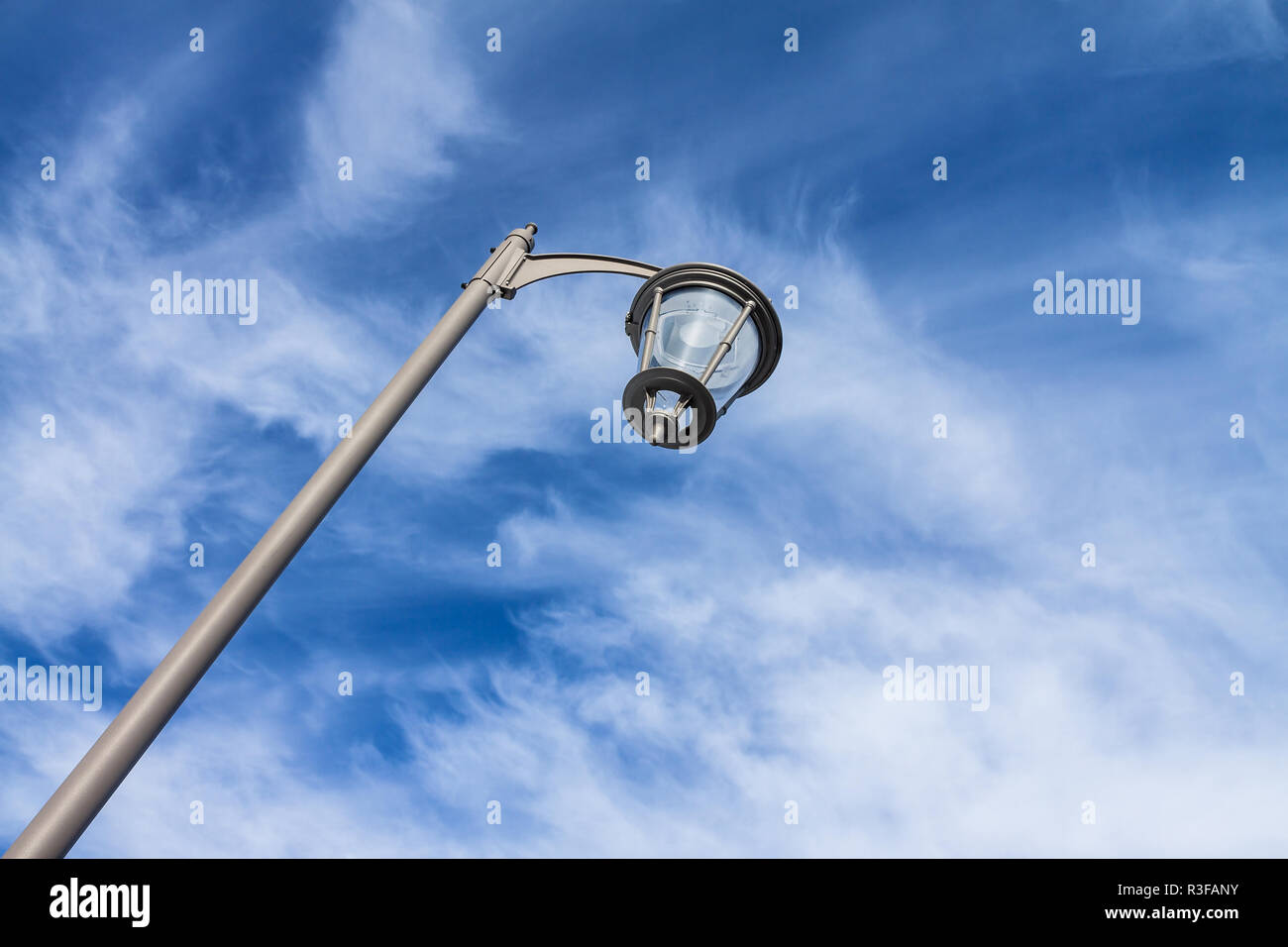 lantern with clouds Stock Photo