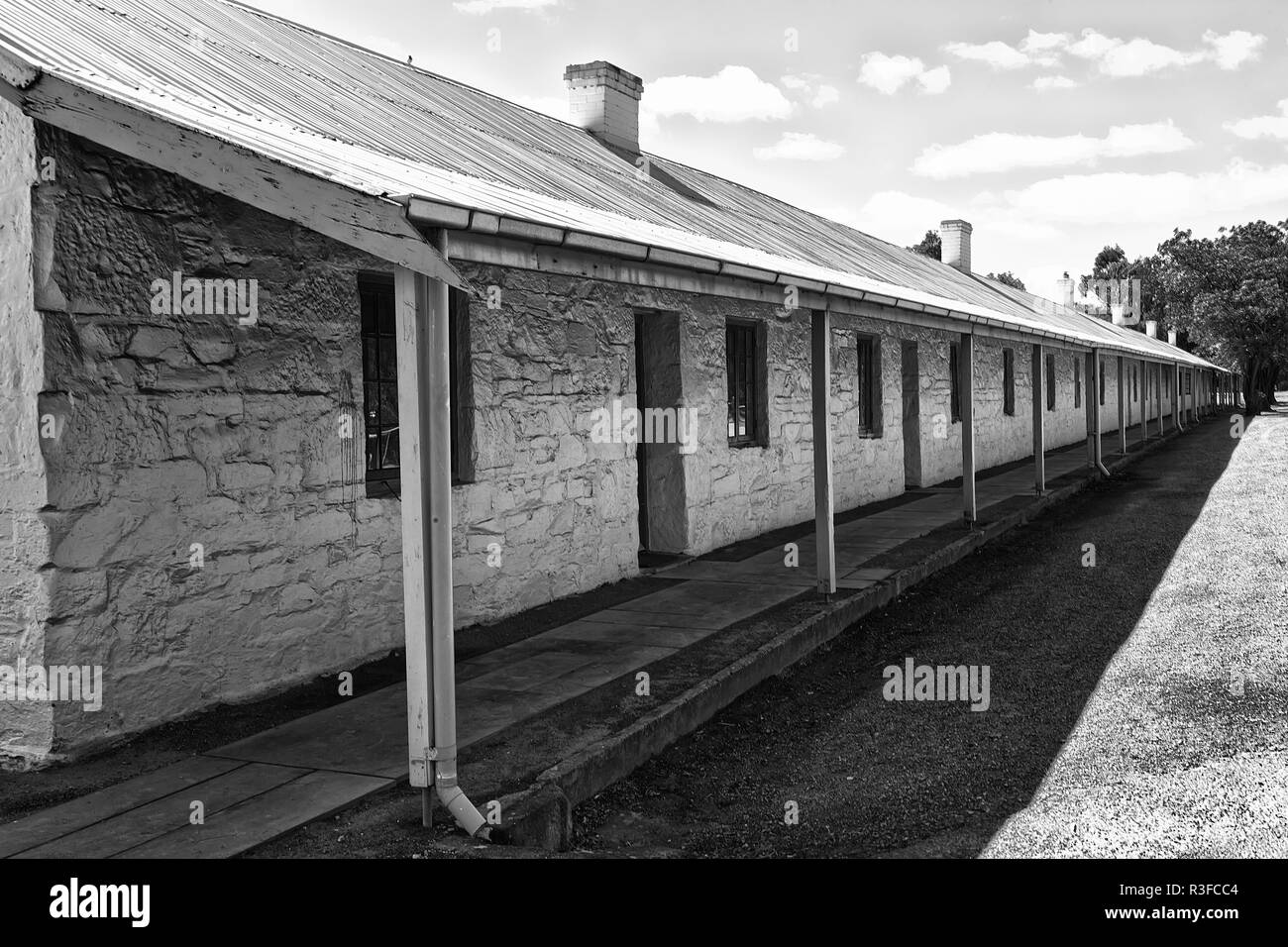 old shearers quarters in barra south australia Stock Photo