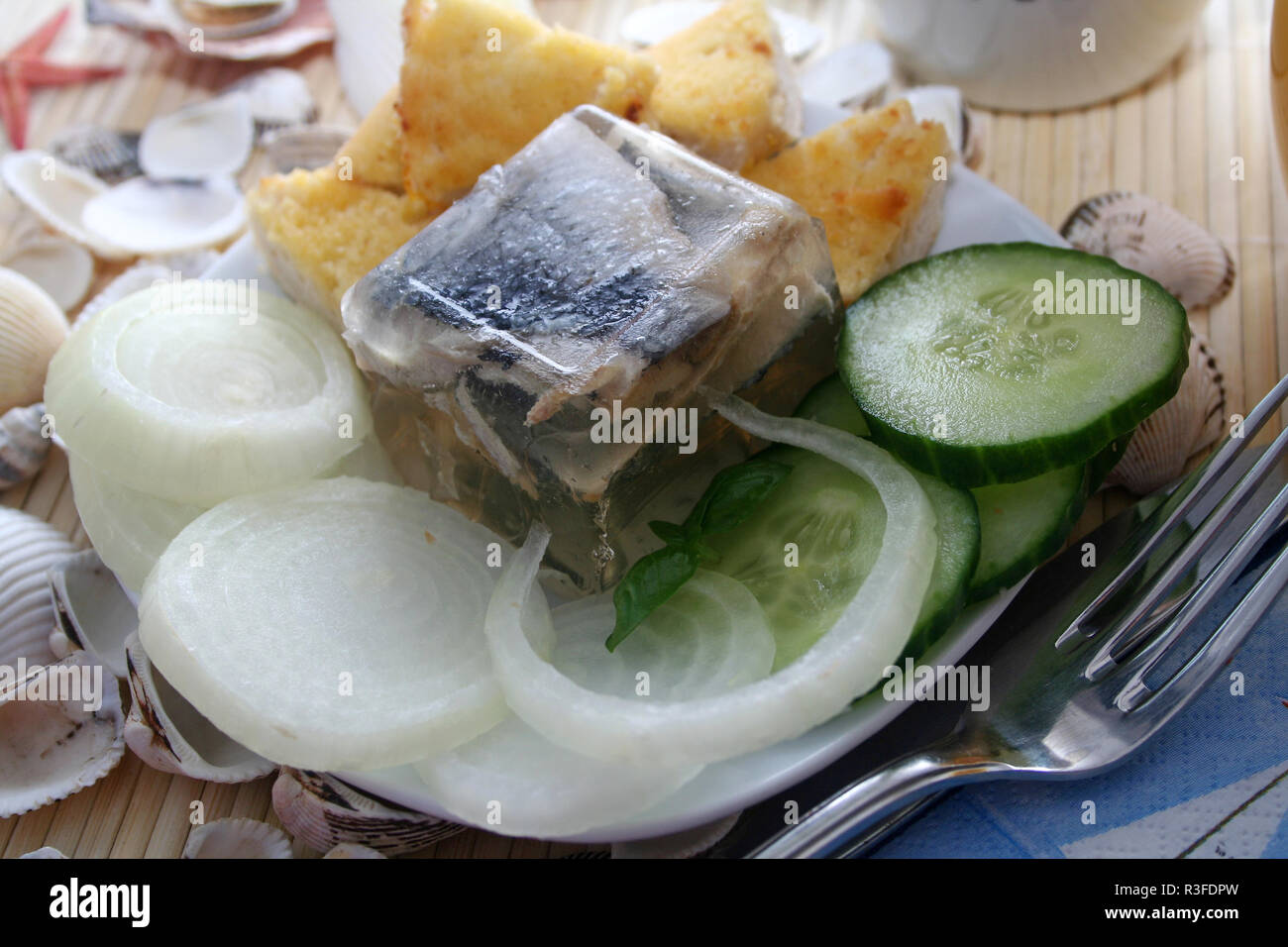 herring in aspic Stock Photo Alamy