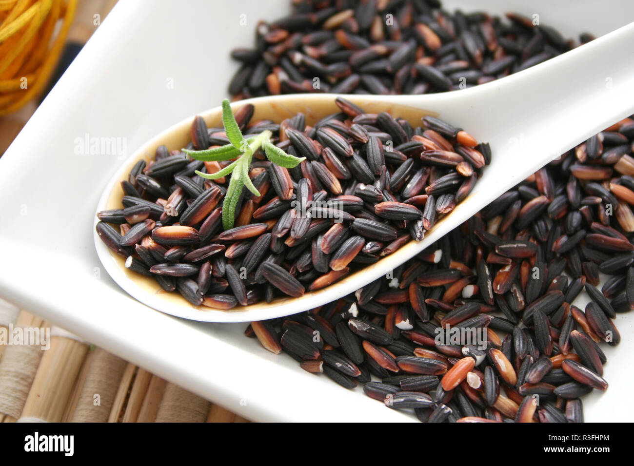 black glutinous rice Stock Photo Alamy