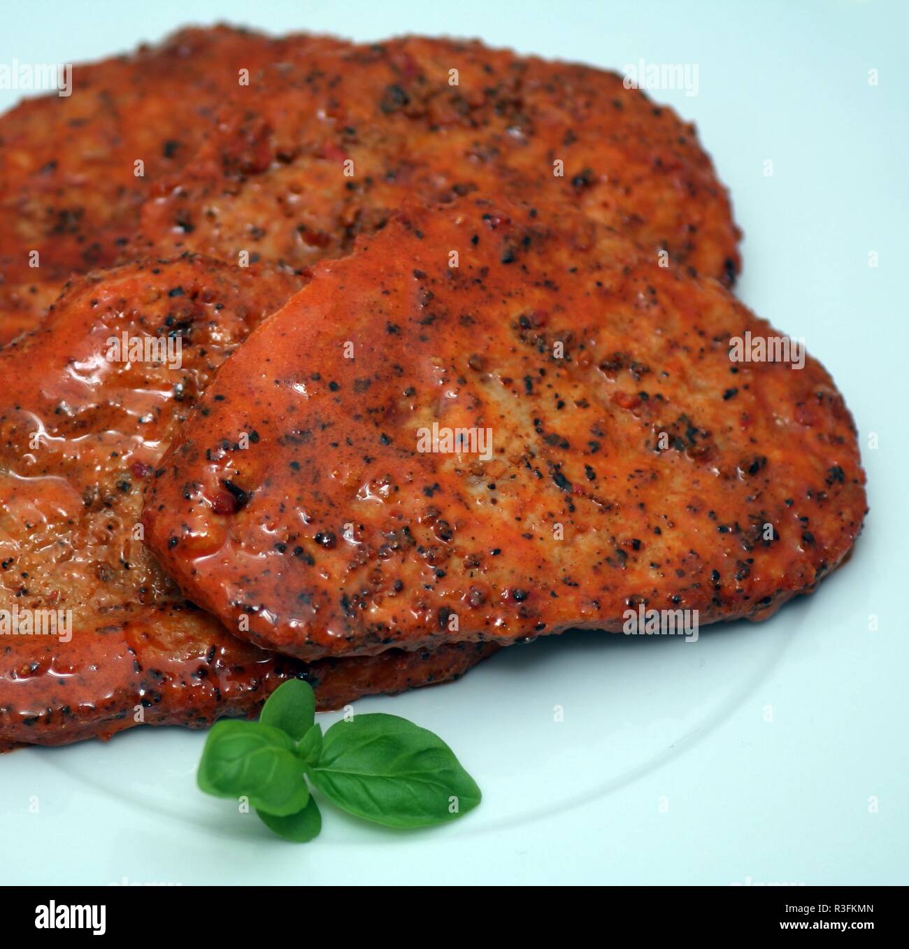 turkey sausage patties Stock Photo Alamy