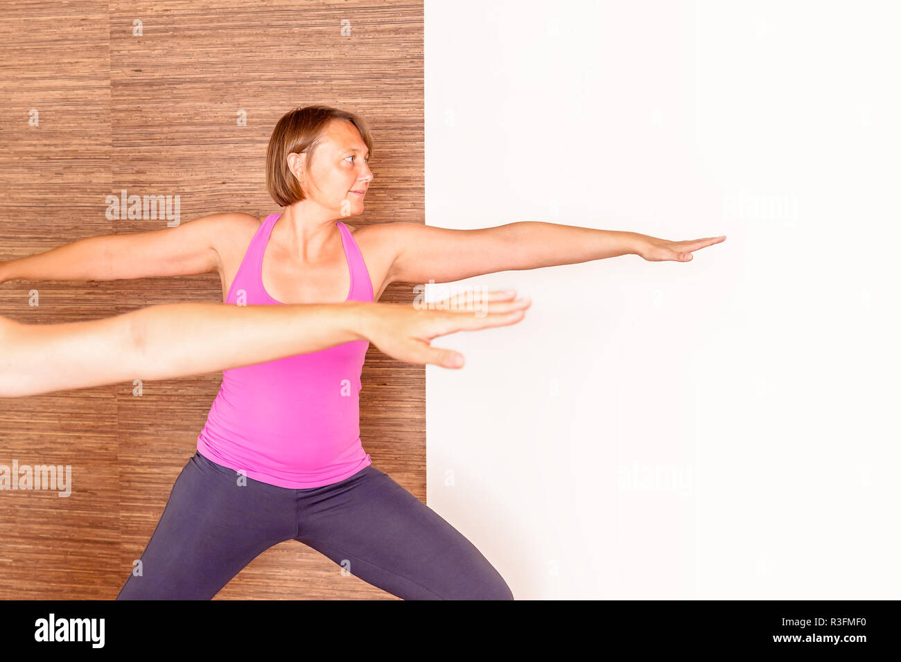 yoga exercises Stock Photo