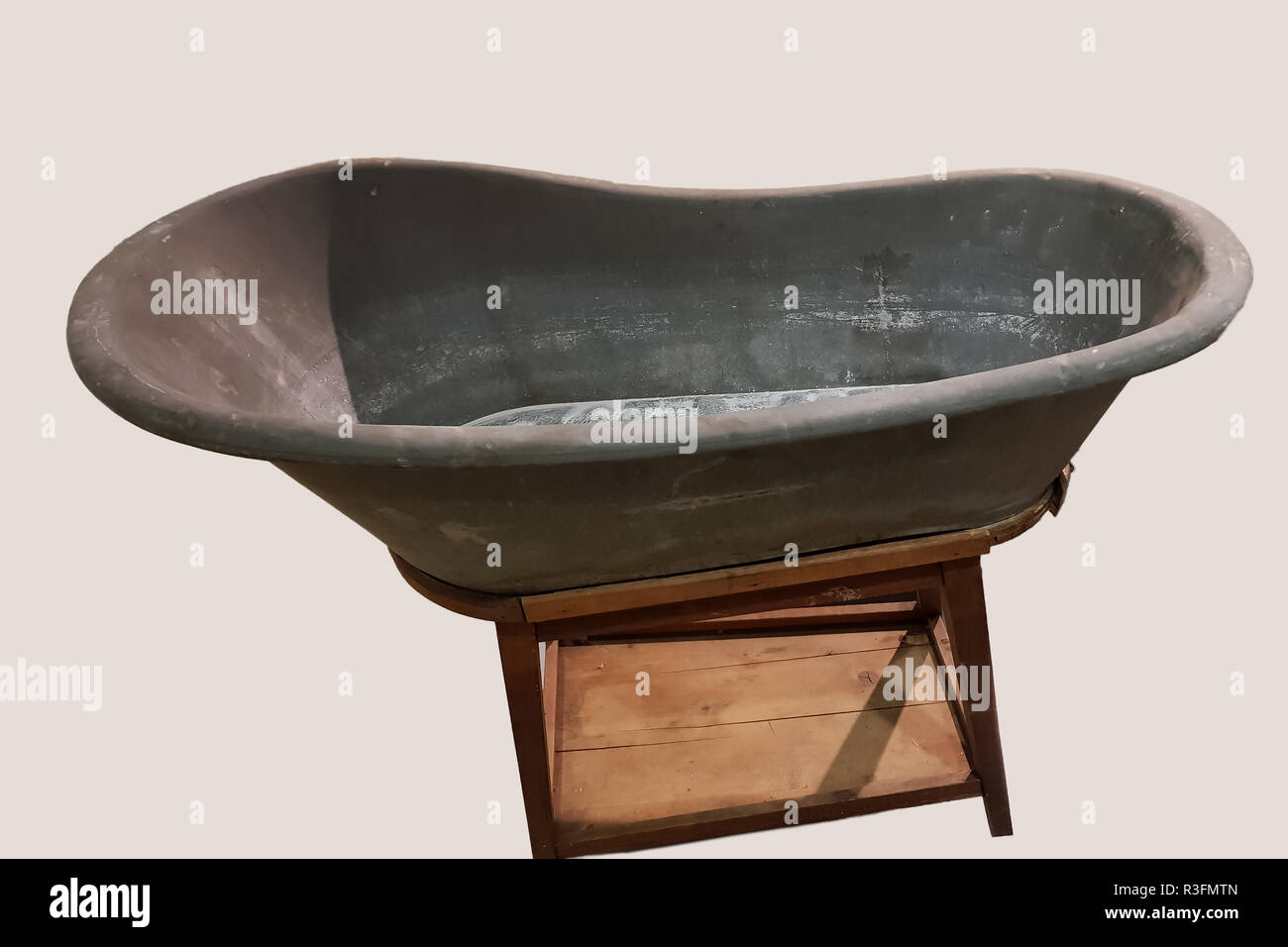 Rare antique baby bath made of copper Stock Photo Alamy