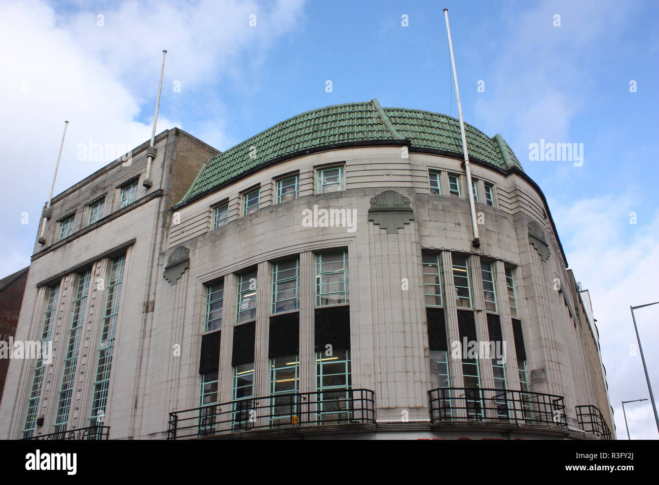 The building above the Blunt Shoes shop on Granby Street in Leicester
