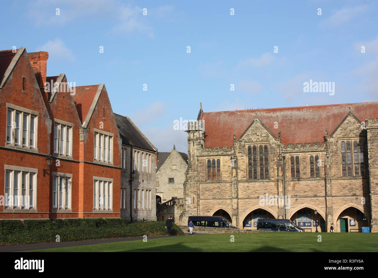 The buildings of the public school at Repton in Derbyshire, England, UK