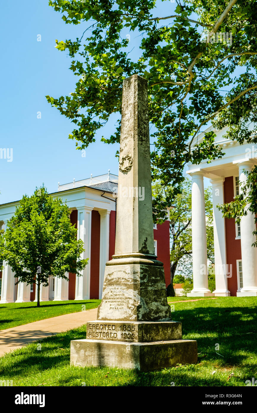 John Robinson Memorial, Washington and Lee University, Lexington