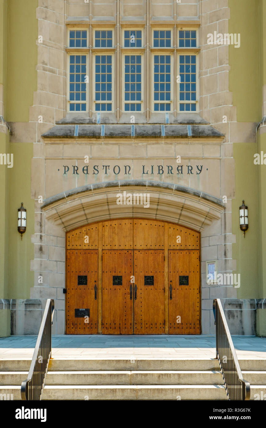 Preston Library, Virginia Military Institute, Lexington, Virginia Stock