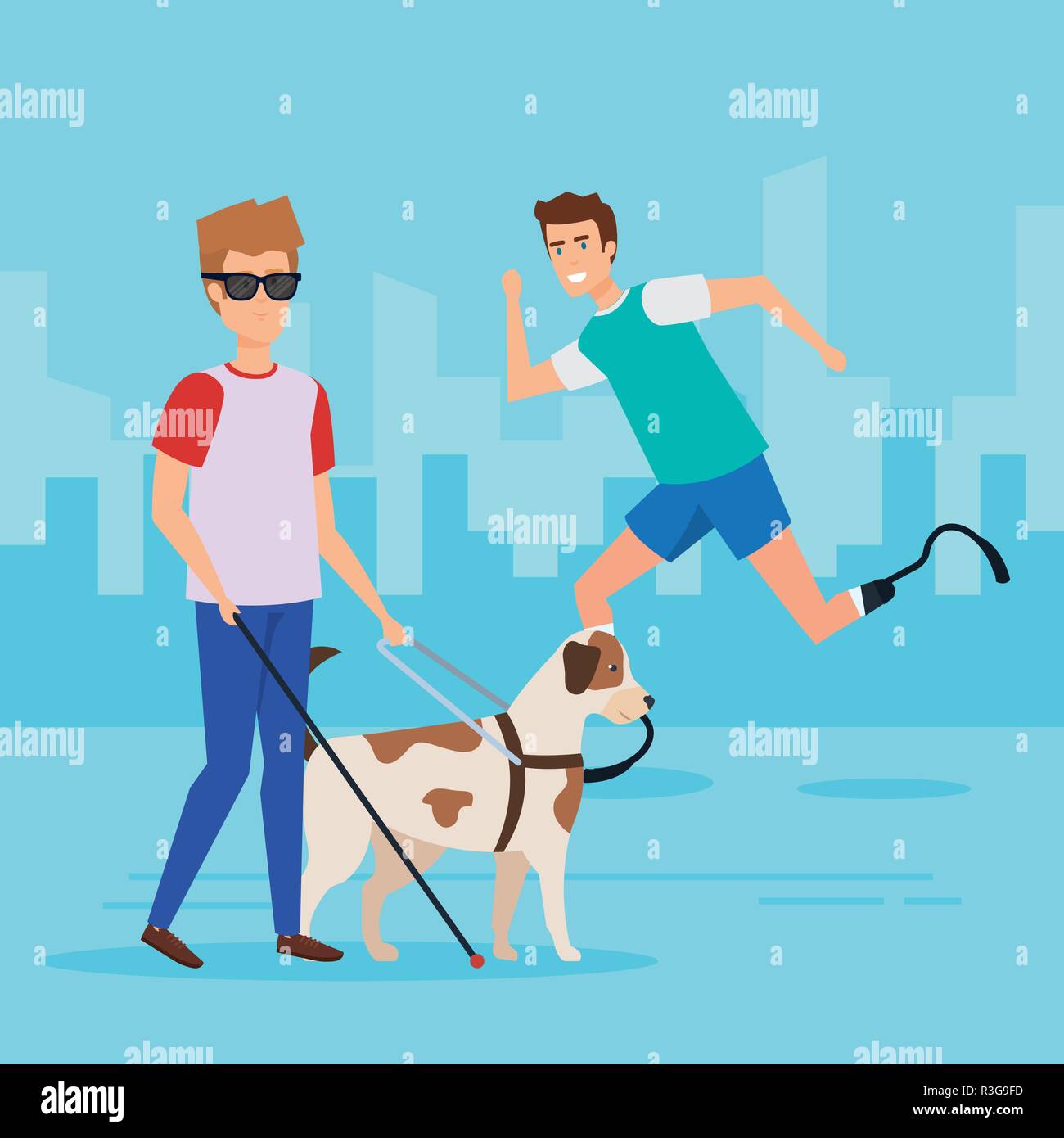 Disabled group of people design Stock Vector Image & Art - Alamy