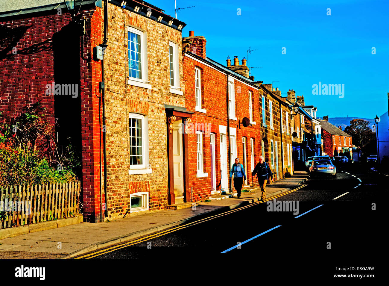 Terrace Houses, Great Ayton, North Yorkshire, England Stock Photo Alamy