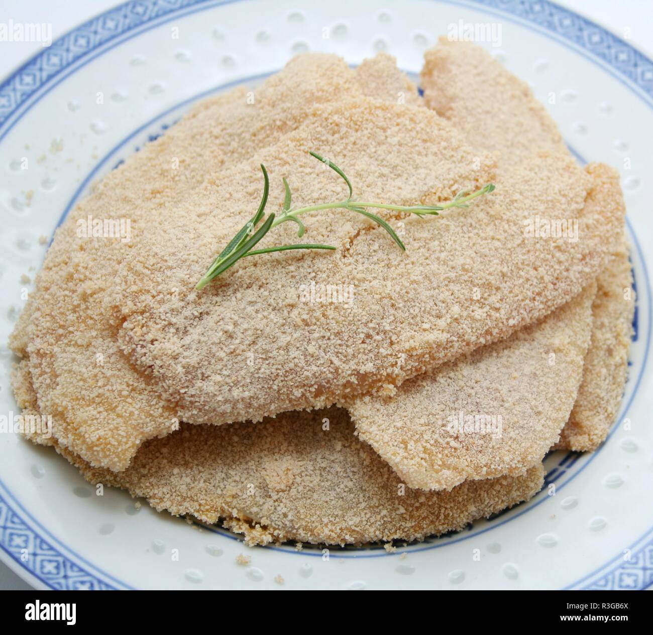 breaded fish fillets Stock Photo Alamy