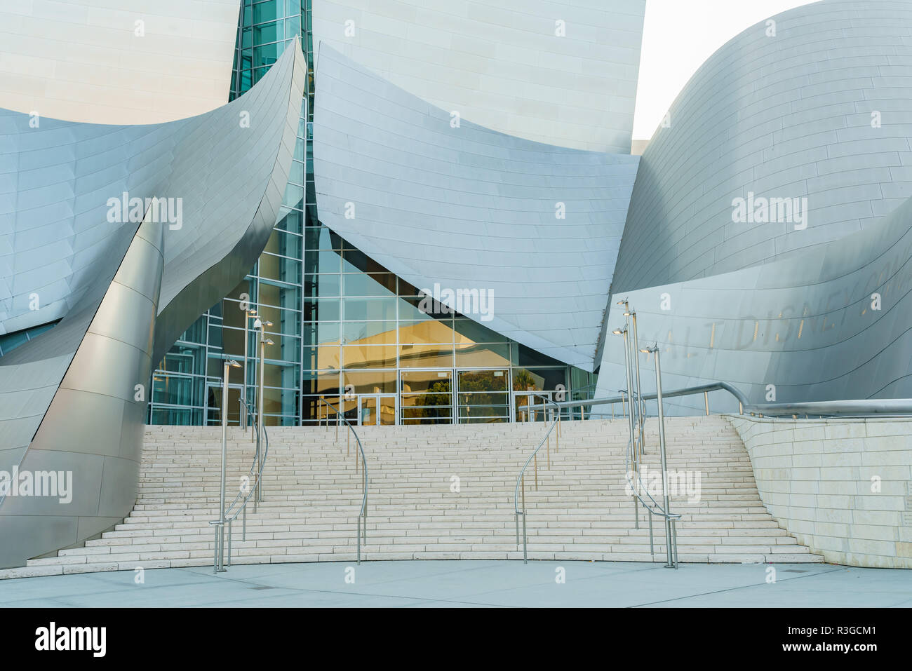 Los Angeles, AUG 2: Afternoon view of Walt Disney Concert Hall on AUG 2, 2018 at Los Angeles, California Stock Photo