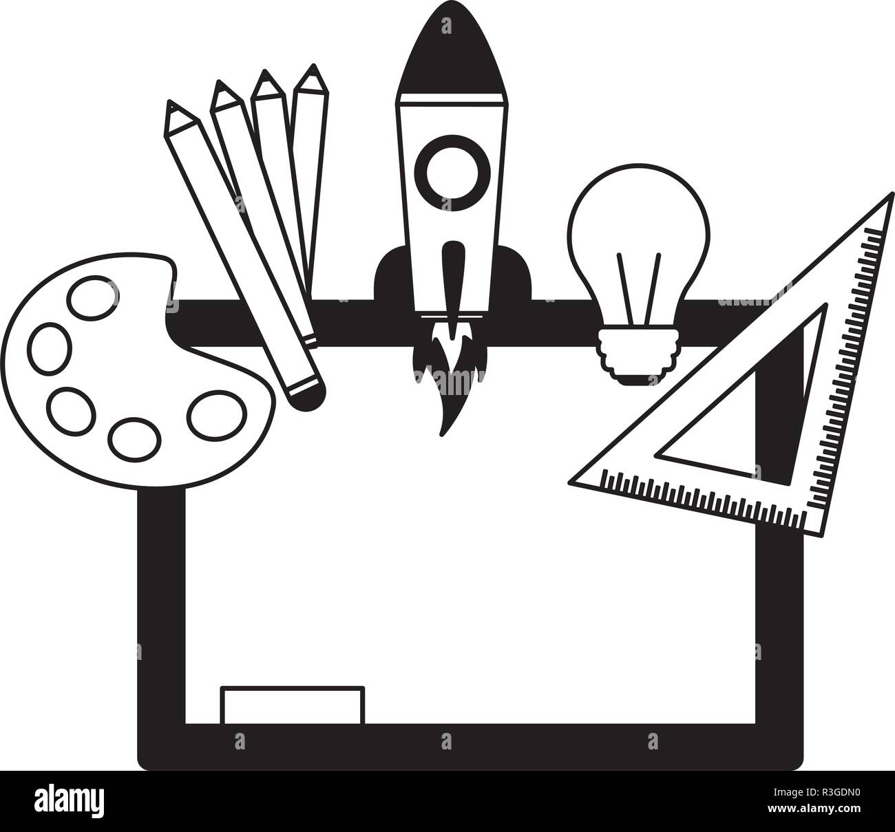 education supplies school Stock Vector Image & Art - Alamy