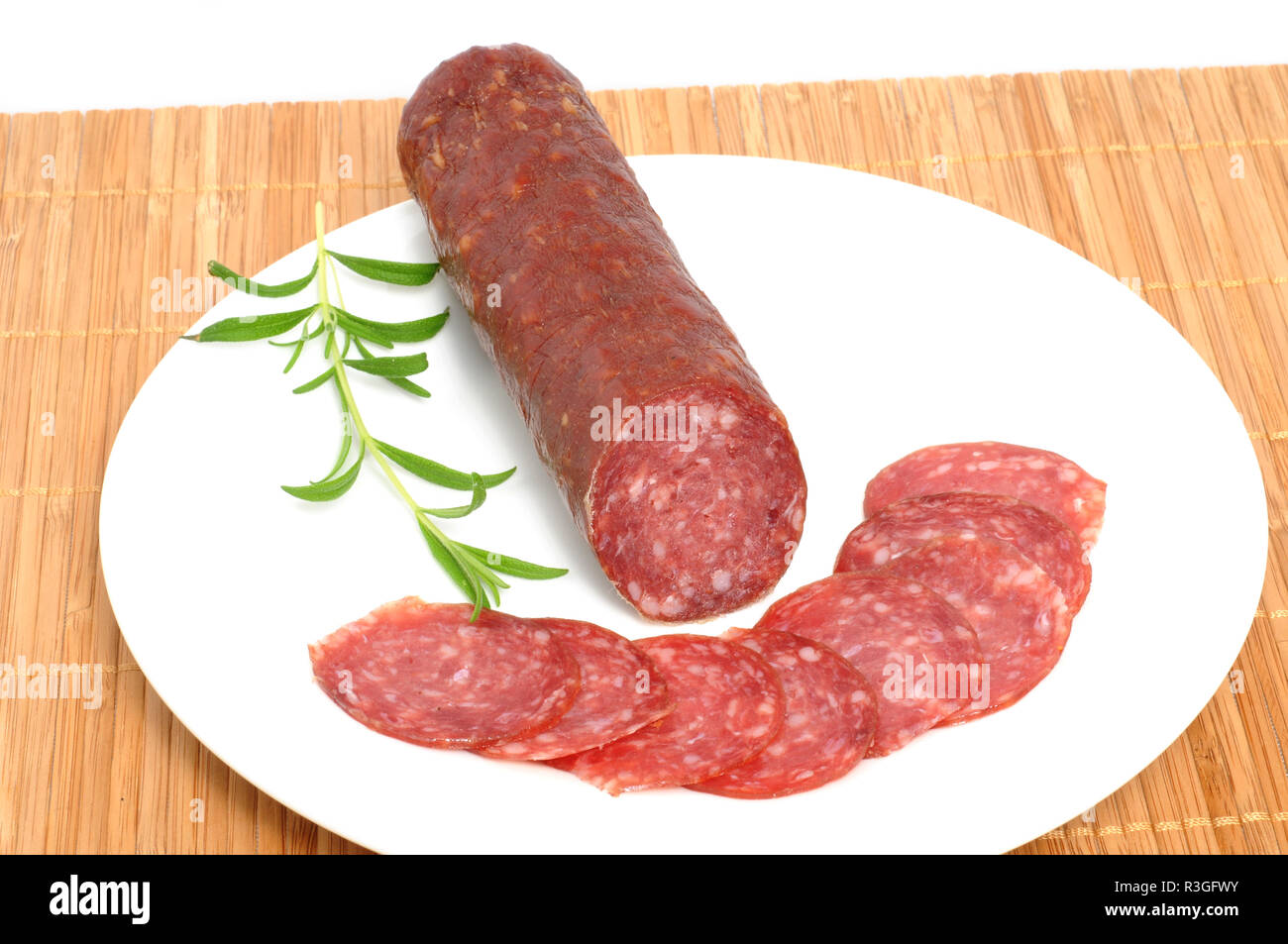 wild boar salami / wild boar salami Stock Photo Alamy