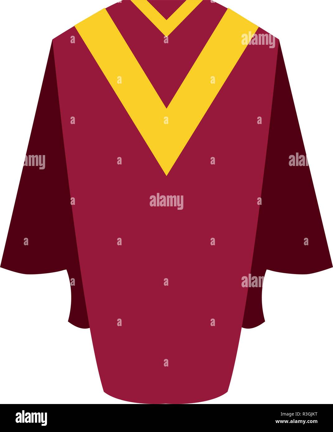 graduation gown isolated icon vector illustration design Stock Vector ...