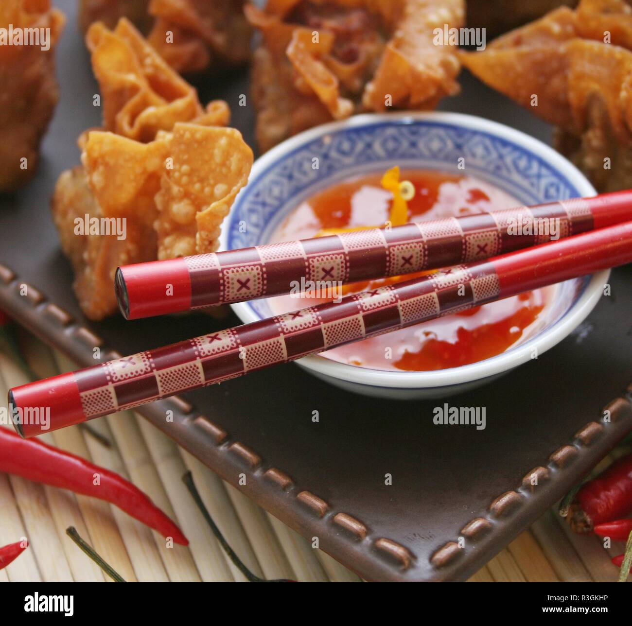 Chinesische Teigtaschen Stock Photos Chinesische Teigtaschen