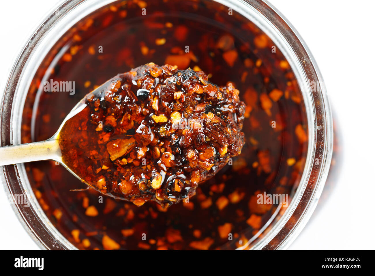 red hot chili pepper sauce, food ingredient Stock Photo Alamy