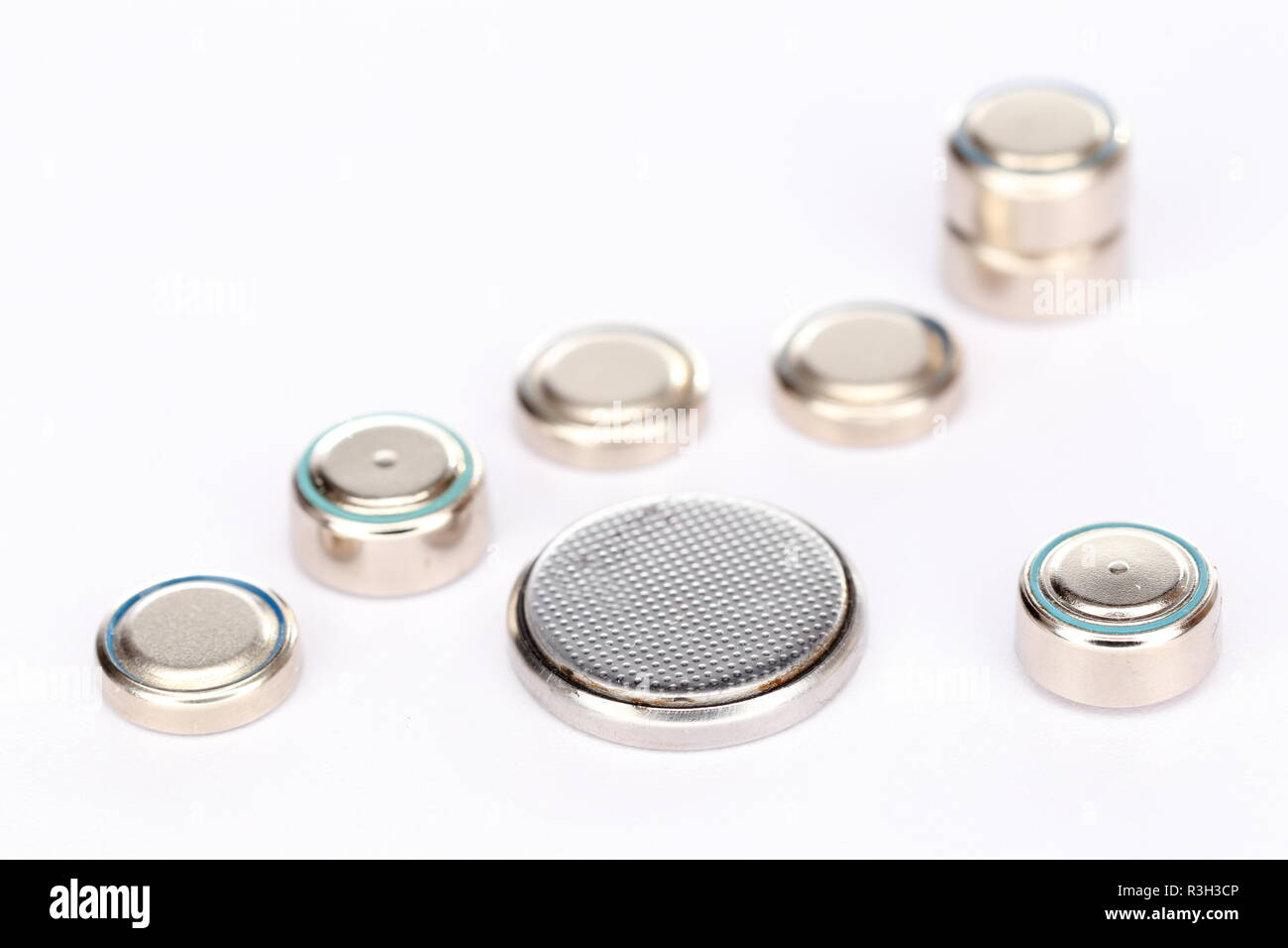 small button cells Stock Photo Alamy