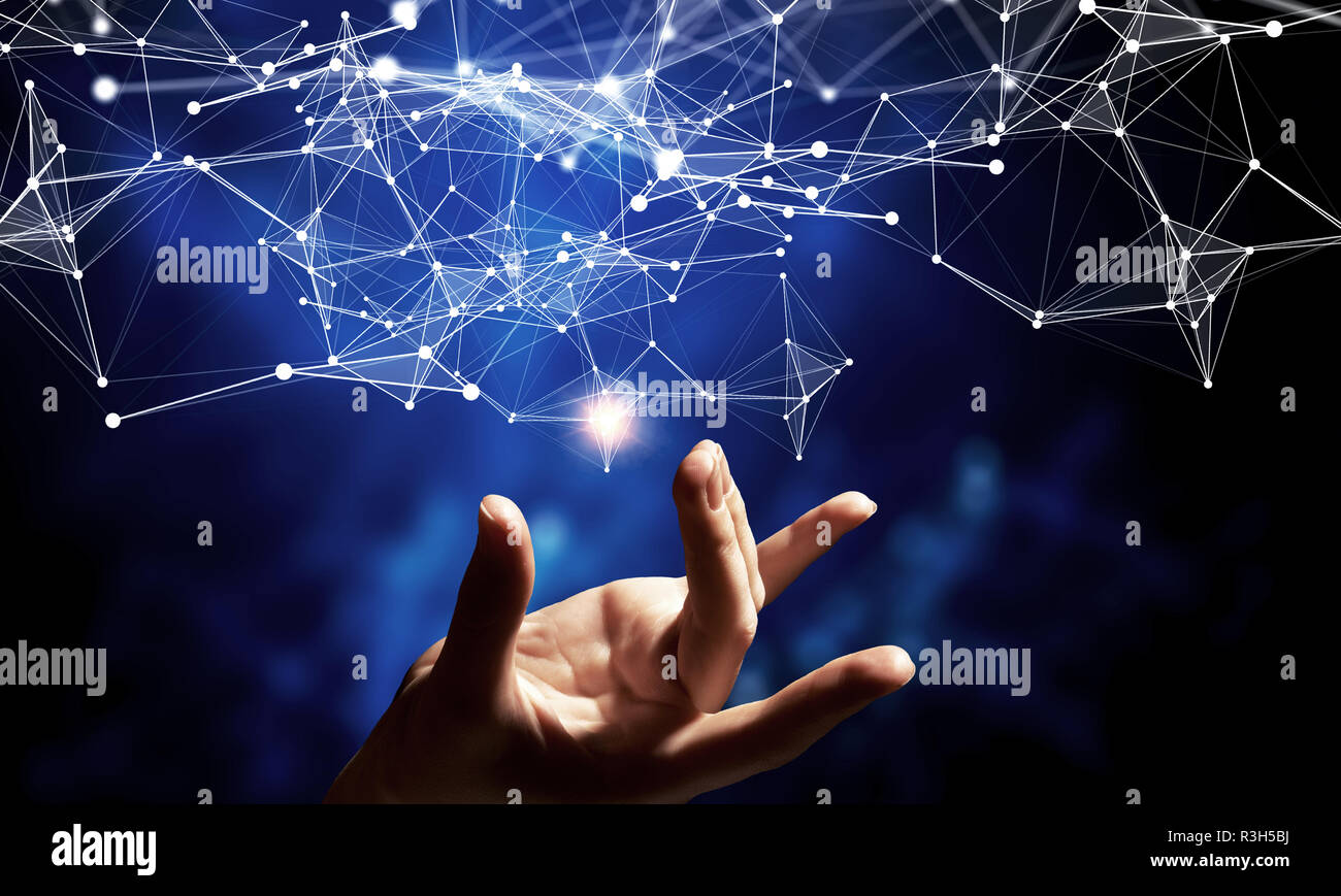 New technologies for connection. 3d rendering Stock Photo