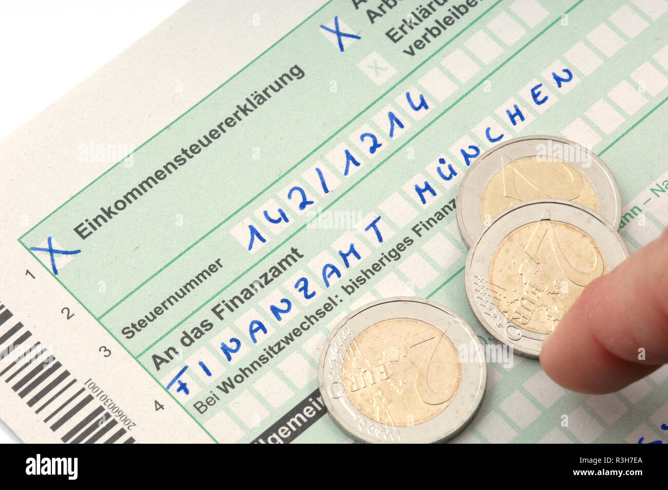 tax return / german tax Stock Photo Alamy