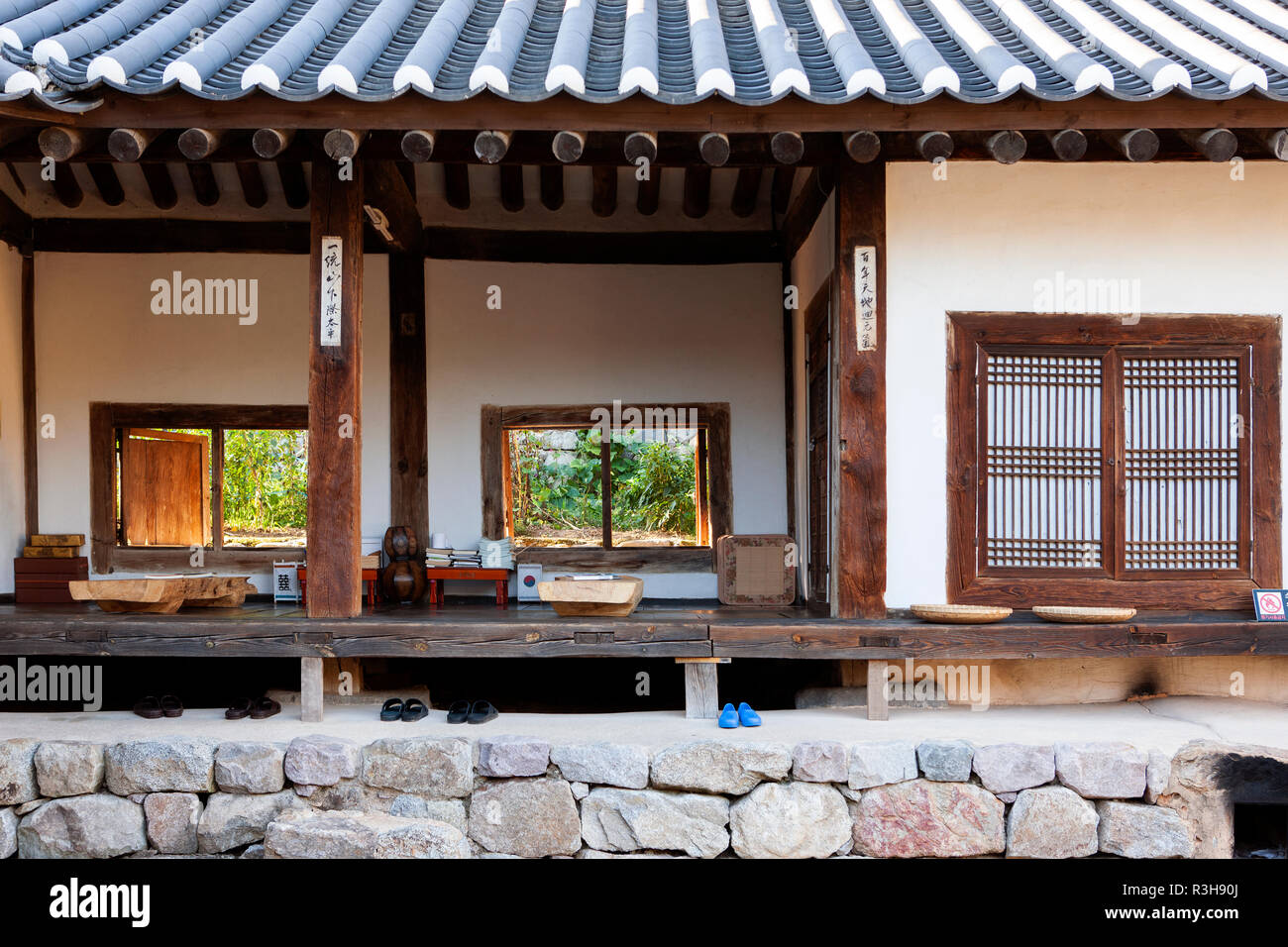 Andong Hahoe folk village make It to the UNESCO List, south korea Stock ...