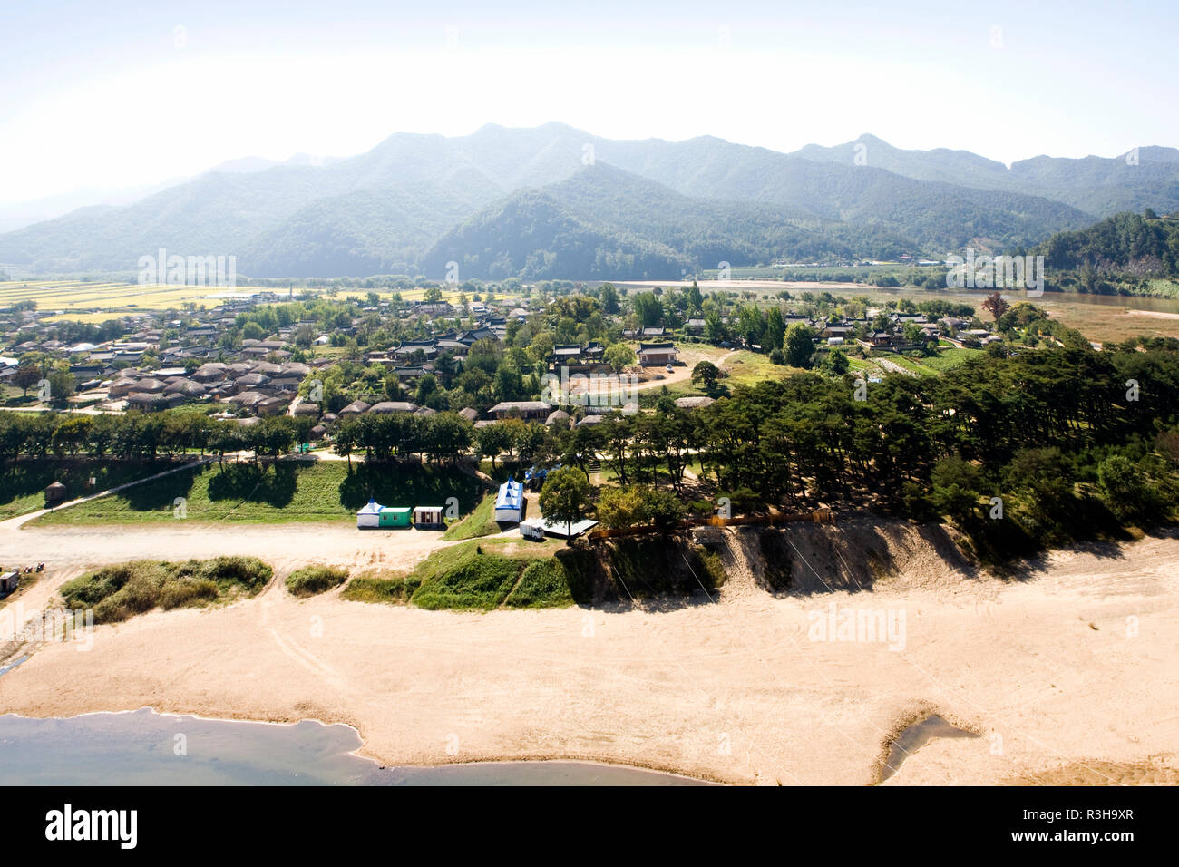 Andong Hahoe folk village make It to the UNESCO List, south korea Stock ...