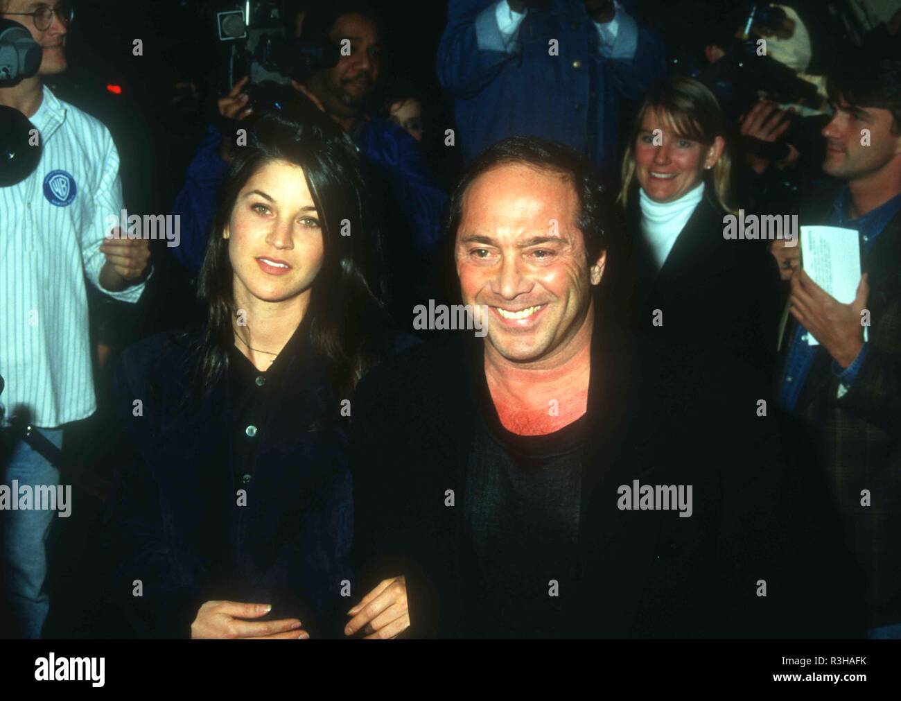 WESTWOOD, CA FEBRUARY 2 Actress Amanda Anka and father singer Paul